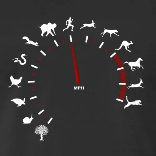 Животных спидометр мужская Premium T-Shirt | Мужская одежда