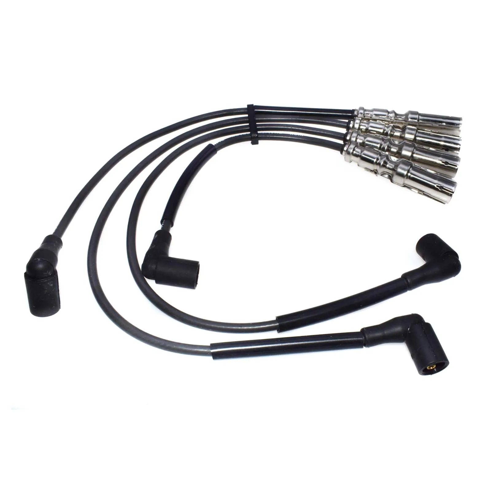 Wolfigo 4 шт. свечи зажигания провода кабеля для VW Beetle Jetta Golf 2.0L SOHC 2001-2008 27588 175-6224 VWC03 1AMSW00091