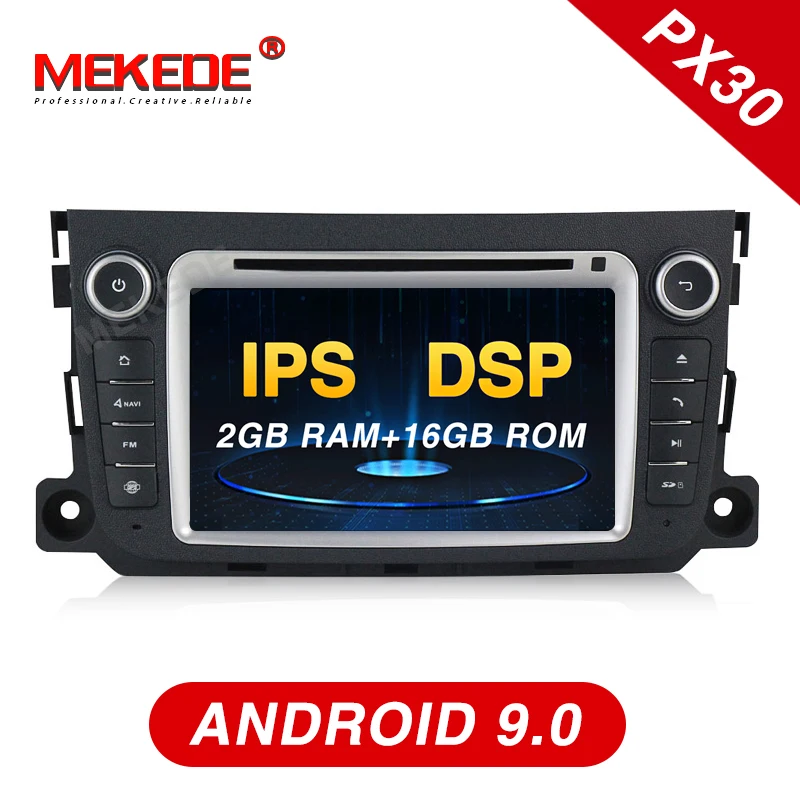 PX30! Чистый android 9 0 автомобильный мультимедийный плеер для Benz SMART 2011 2014 с