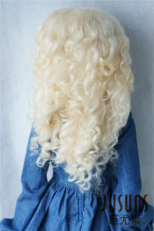 JD139 1/3 SD мохер BJD парик длинные MID прощание вьющиеся кукла парик 8-9 дюймов кукла аксессуары