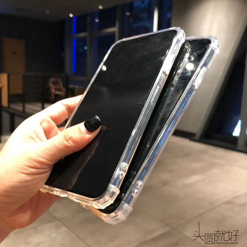 Прозрачный мягкий силиконовый чехол для iPhone xs max xr 6s 7 8plus|Бамперы| |