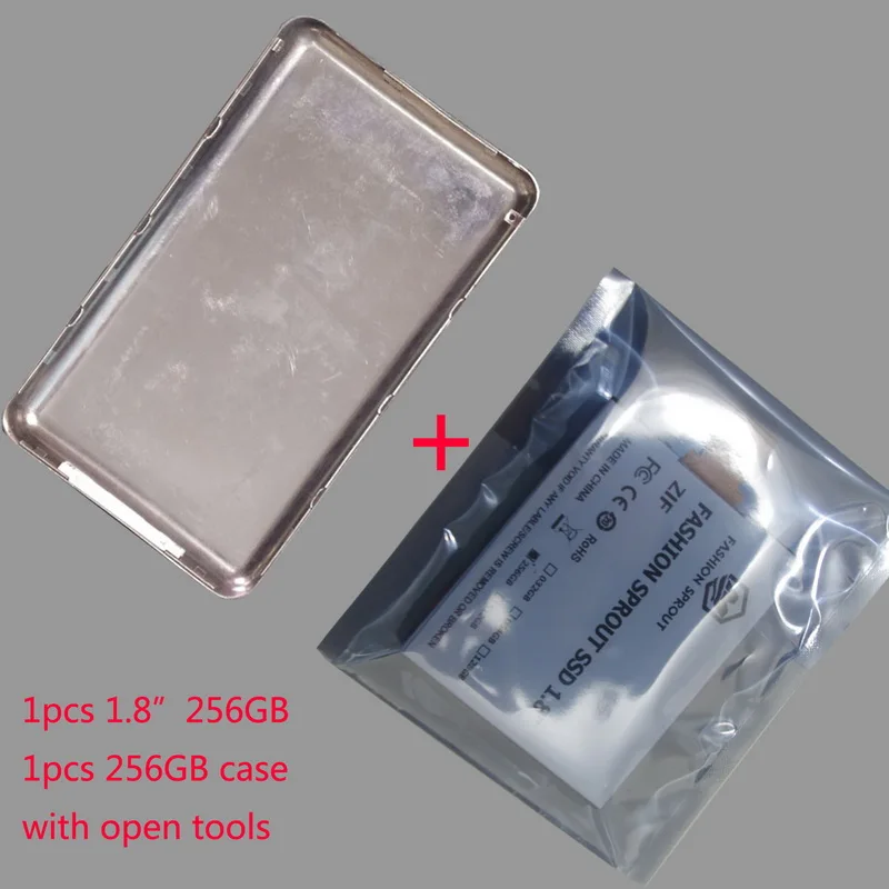 Для iPod classic 7th 256GB 1," SSD чип с чехол Замена для MK1634GAL MK3008GAL и для iPod video