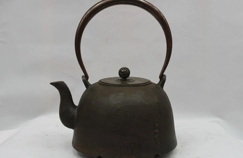 Маркированный японский Железный двухслоновый Флагон чайник винный | Дом и сад