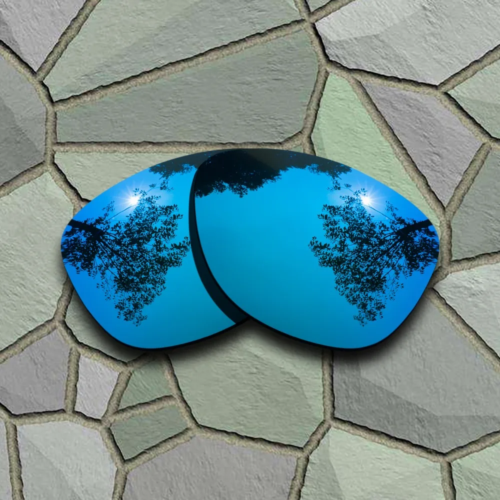 Сменные поляризованные солнцезащитные очки для Oakley Frogskins небесно голубые и