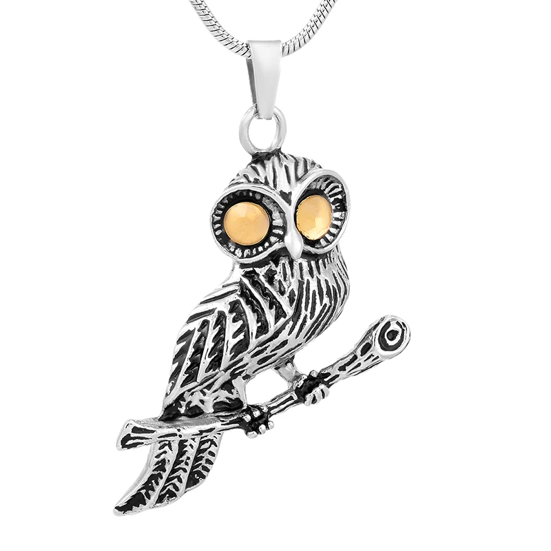 Ijd9757 кулон кремационной урны ожерелье тень черное животное урна памятный сувенир