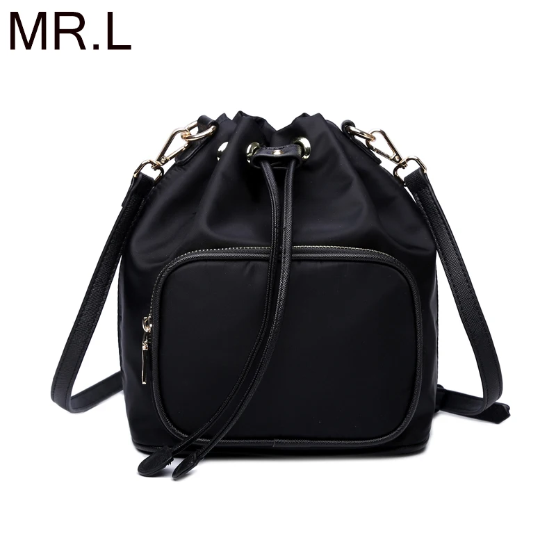 Женская сумка ведро из ткани Оксфорд M R.L Повседневная вместительная через плечо