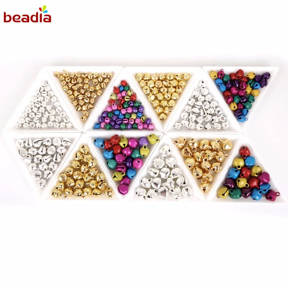 Железная металлическая подвеска с колокольчиком Размер 6/8/10/12/14 мм 50-300 цвет: