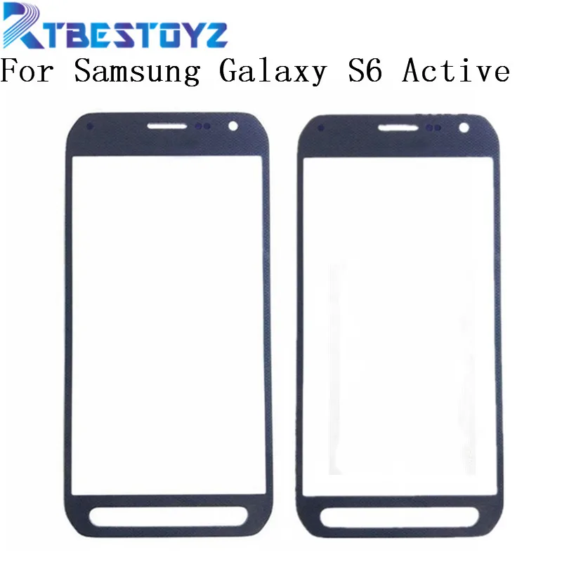 

Запасная Сенсорная панель RTBESTOYZ для Samsung Galaxy S6 Active G890, внешняя стеклянная крышка объектива с логотипом