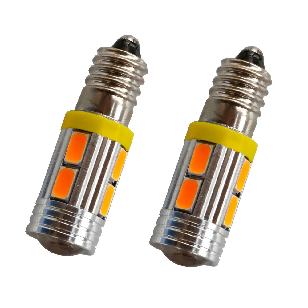 10 шт. E10 SMD 5630 LED 10SMD Индикаторная лампа Лампа Белый синий красный желтый зеленый