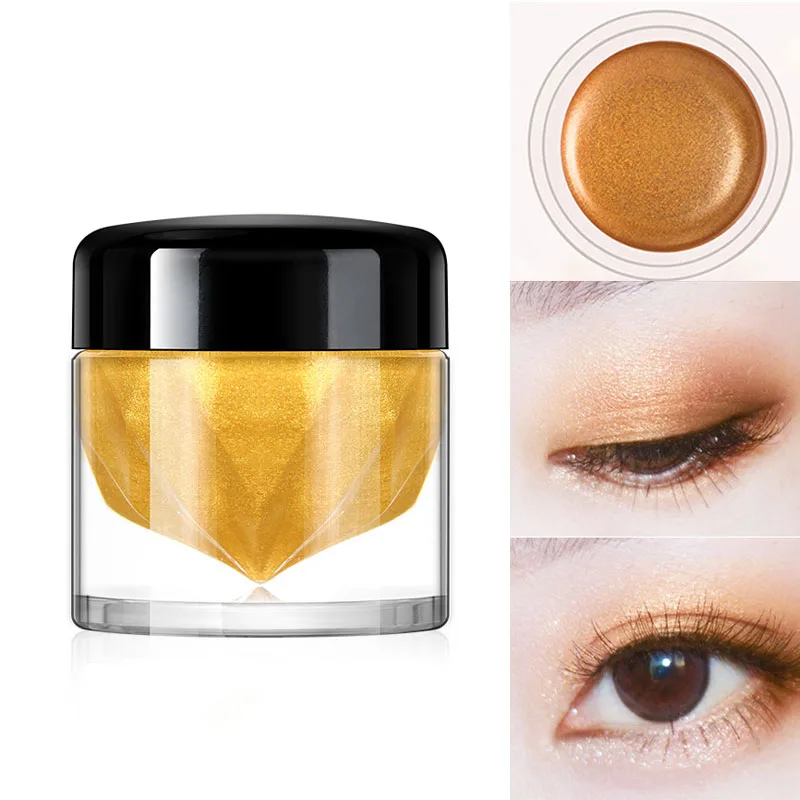 30 цветов блестящие тени для век металлические свободные водостойкие мерцающие