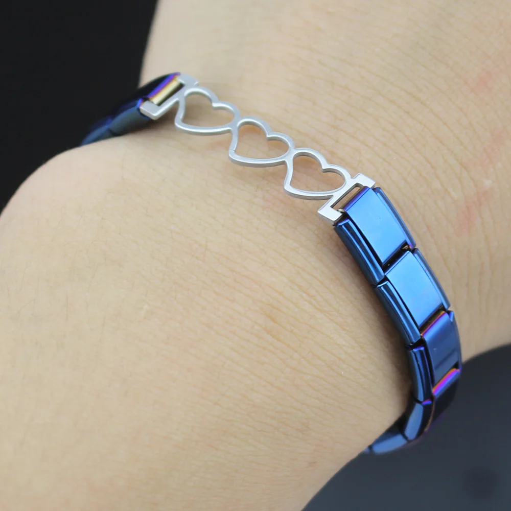 Женский браслет из нержавеющей стали Hapiship 7 цветов 9 мм ювелирное изделие в форме