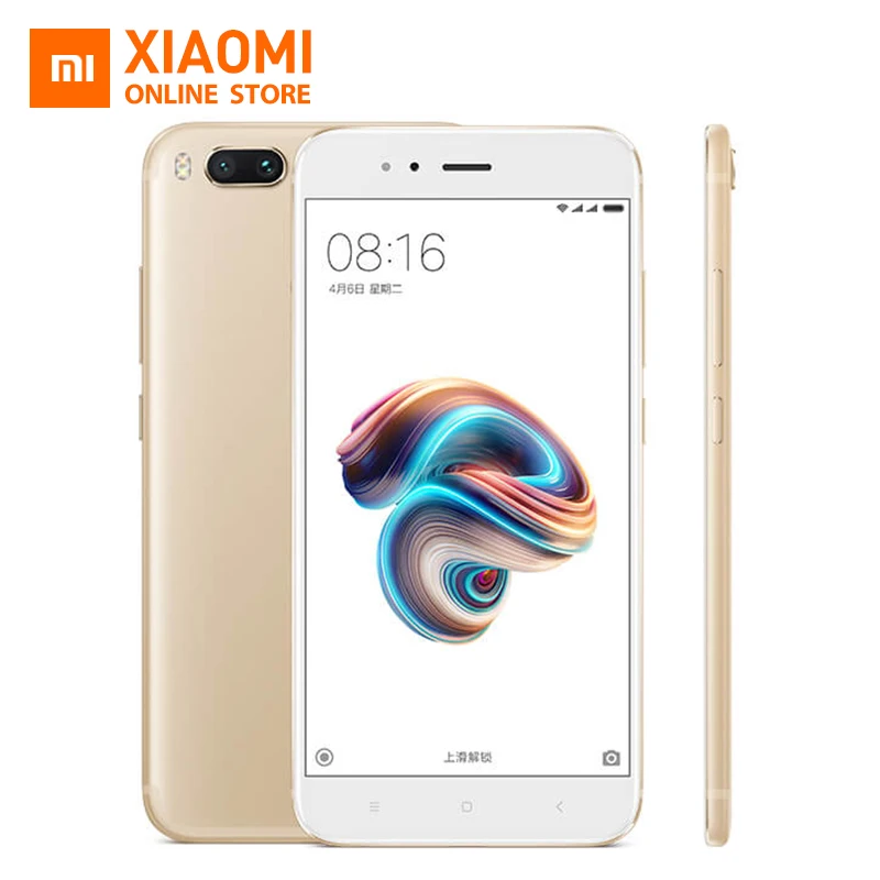 Оригинальный мобильный телефон Xiaomi mi 5X 5 X 4 ГБ 64 Гб ПЗУ Восьмиядерный процессор