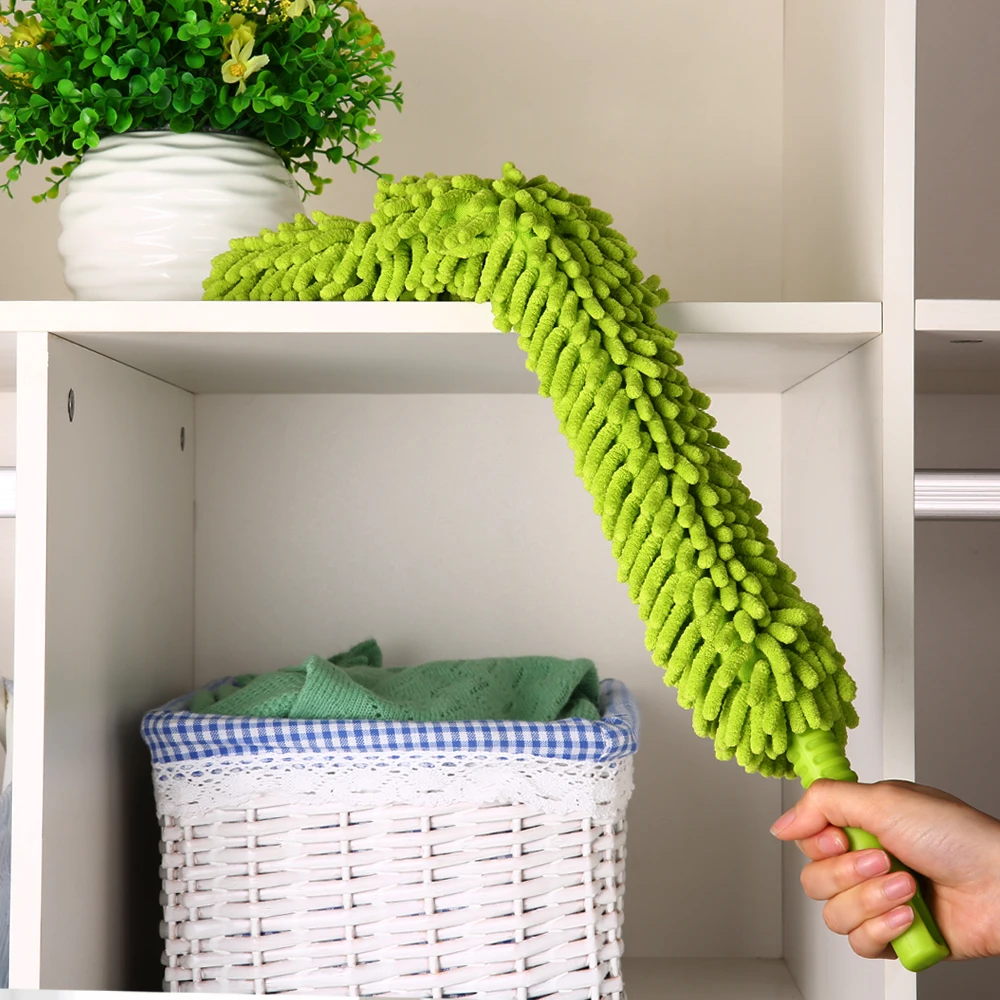 Чистящая ручка из микрофибры Chenille гибкая моющаяся для очистки пыли мебель|clean