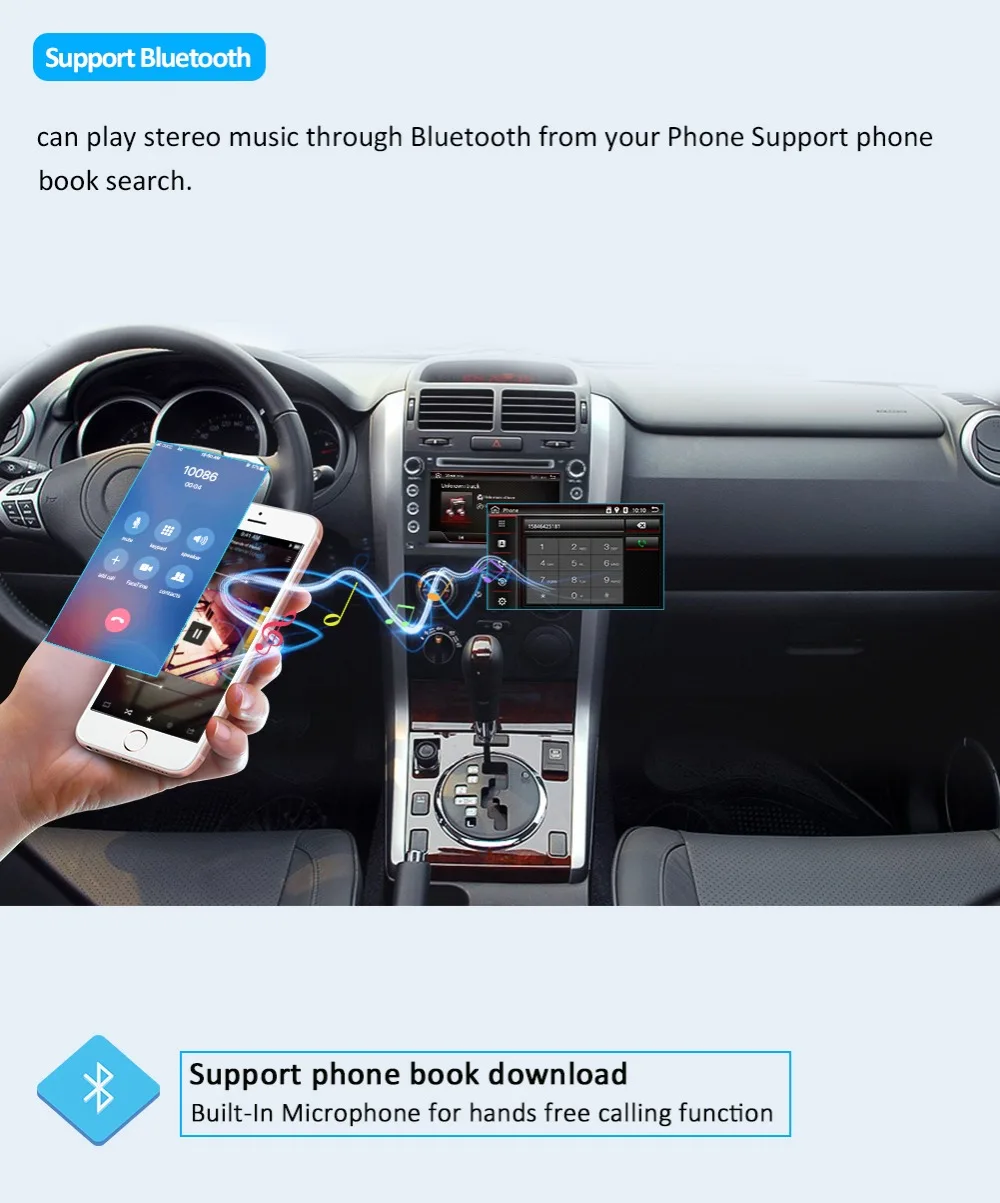 Восьмиядерный 2 din android 9,0 1024*600 автомобильный dvd для suzuki grand vitara мультимедийный автомобильный Радио Стерео gps с управлением на рулевом колесе