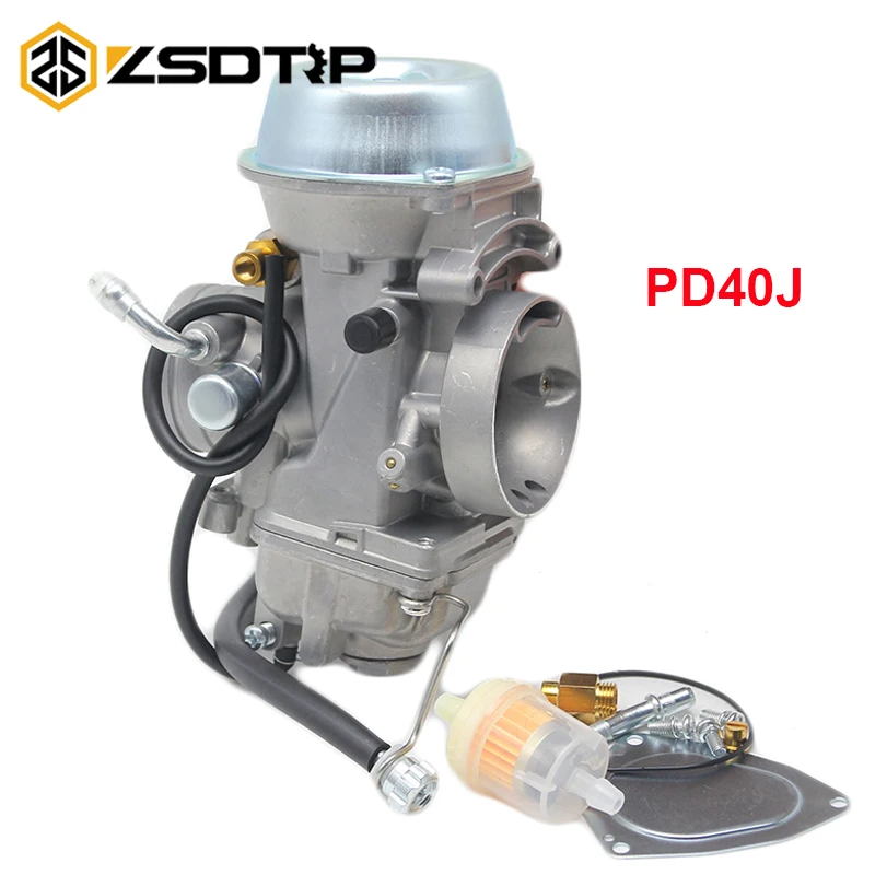 ZSDTRP PD40J 40 мм вакуумный карбюратор для спортсменов/скремблер/POLARIS/Xplorer/рабочий 500 Универсальный 400-600cc гоночный мотор UTV ATV