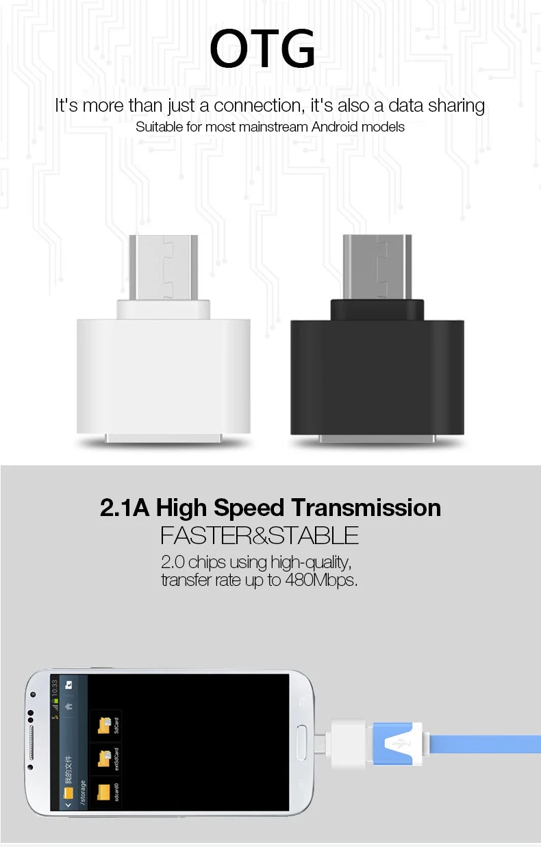UTHAI C24 интерфейс микро адаптер OTG функция превращается в телефон USB флэш-накопитель адаптеры для мобильных телефонов