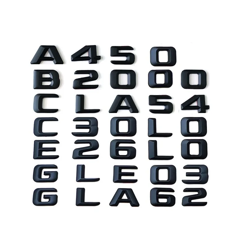 Хромированный значок эмблема заднего багажника для Mercedes Benz C Class C180 C200 C220 C260 C280 C300