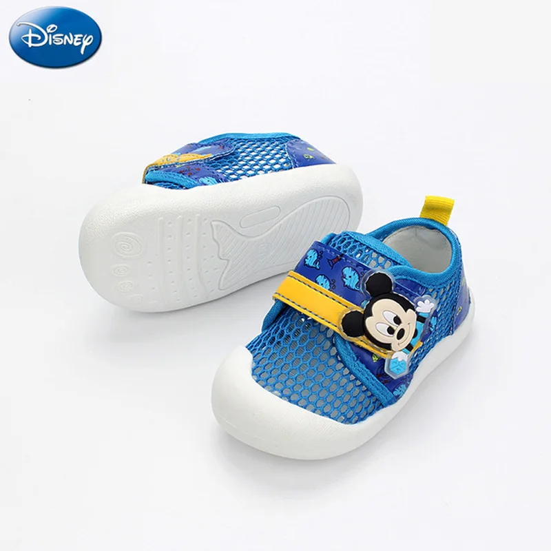 Повседневная парусиновая обувь Disney для маленьких мальчиков и девочек