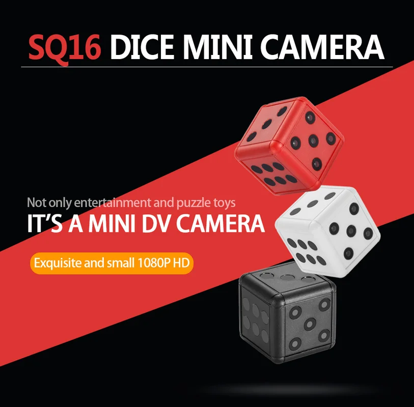 Мини-камера Dice камера 1080P Full HD видеокамера для наблюдения за движением Экшн