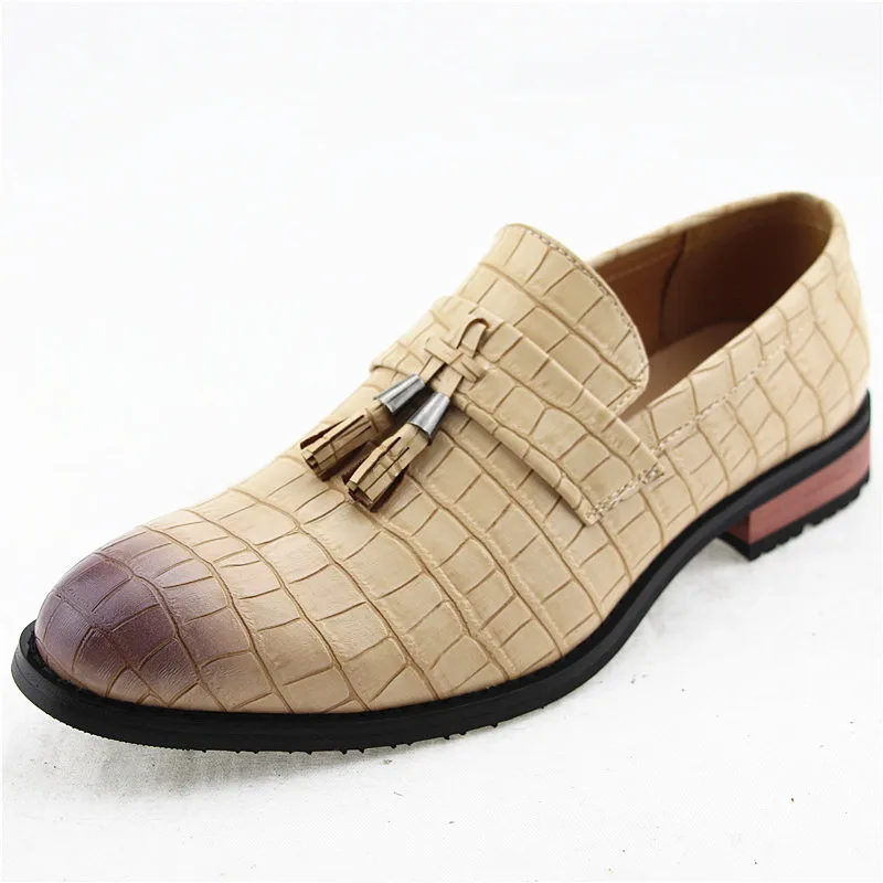 Мокасины мужские из крокодиловой кожи на плоской подошве размеры 38-47 | Обувь