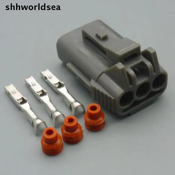Shhworldsea 5/30/100 комплектов набор 3pin 3way 1 5 мм авто соединитель проводки 7123 7730 40|kit