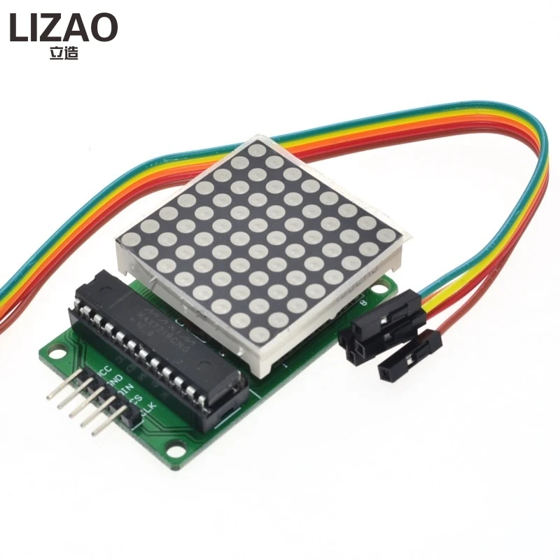 Бесплатная доставка MAX7219 модуль точечной матрицы микроконтроллер отображения