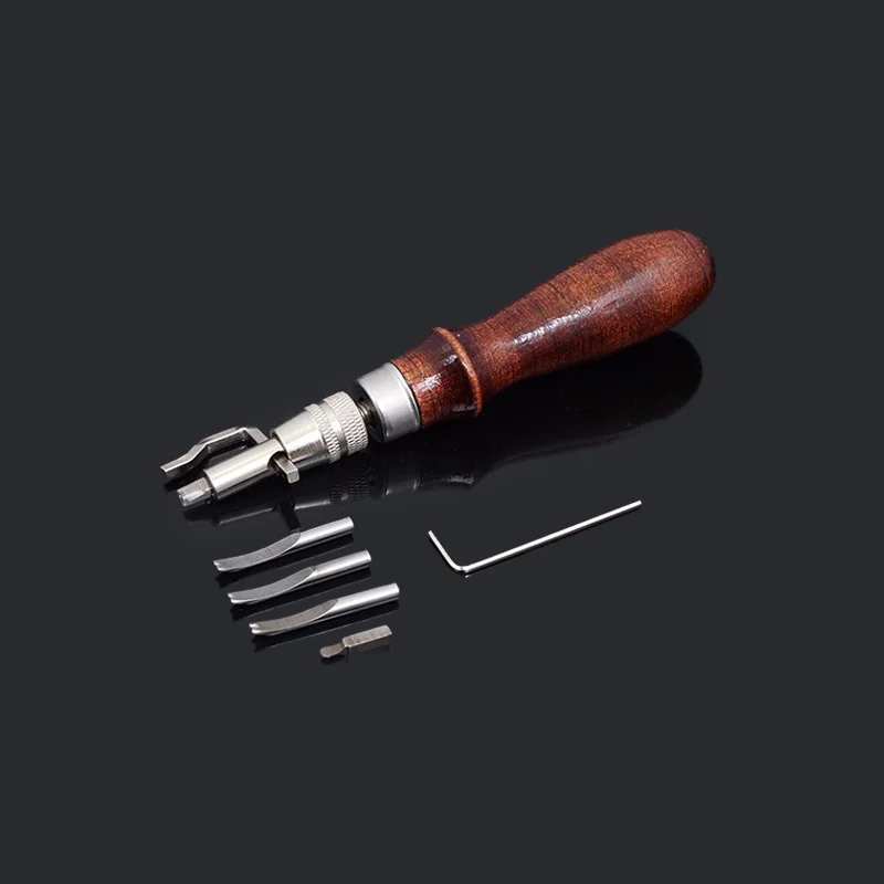 Можно выбрать инструмент для шитья кожи штамповки краев пробойник отверстий