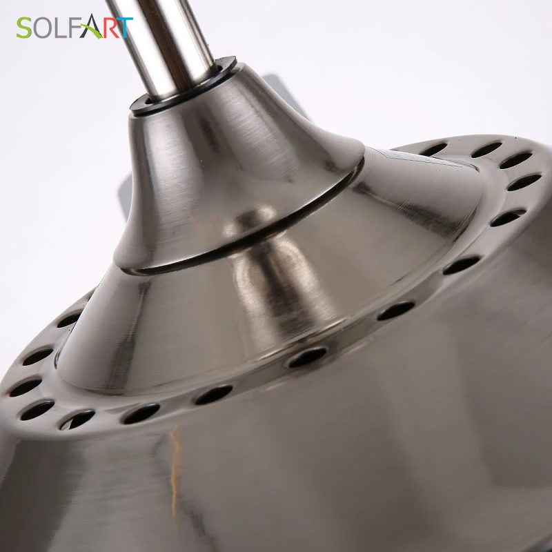 SOLFART потолочный вентилятор современный светодиодный потолочный вентилятор с лампами Серебристая бронза 42 дюймов 48 дюймов 52 дюймов Декоративные веера SLF8995