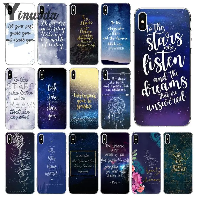 Чехол для мобильного телефона Yinuoda A Court of Mist and Fury от Sarah J Maas Apple iPhone 8 7 6 6S Plus X XS MAX 5 5S