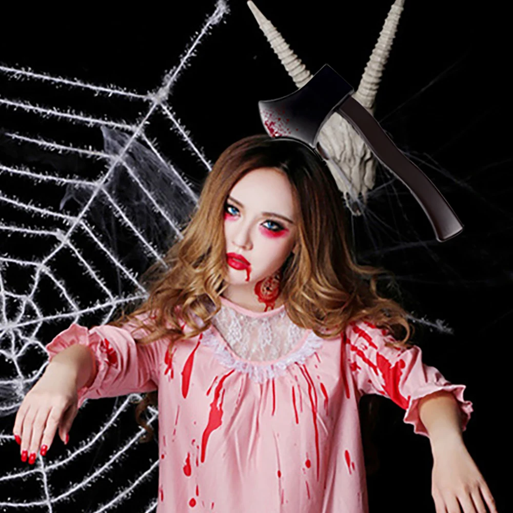 Украшение для Хэллоуина кровавый нож ужас повязка на голову Хэллоуин вечерние