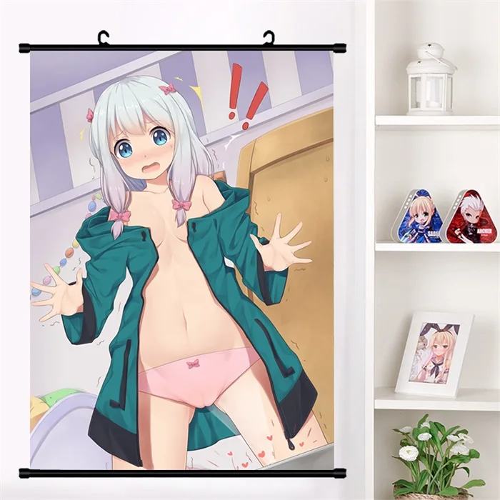 F Японского аниме "eromanga-Sensei" Izumi Sagiri милый настенный свиток Фреска плакат Настенные подвесные плакаты коллекция домашнего декора искусство - Цвет: F