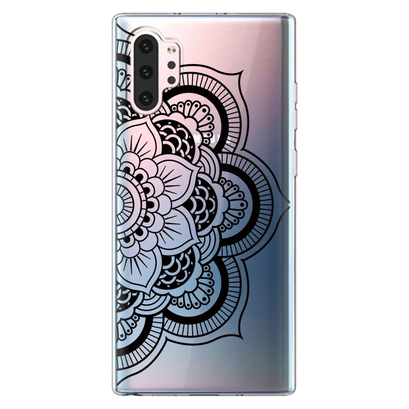 bydchh Мандала кружевное платье с цветочным рисунком в виде ракушки для samsung Galaxy Note 10 Pro для samsung Galaxy A70 A60 A50 A40 A30 A20e с рисунком мягкий чехол - Цвет: bydchh