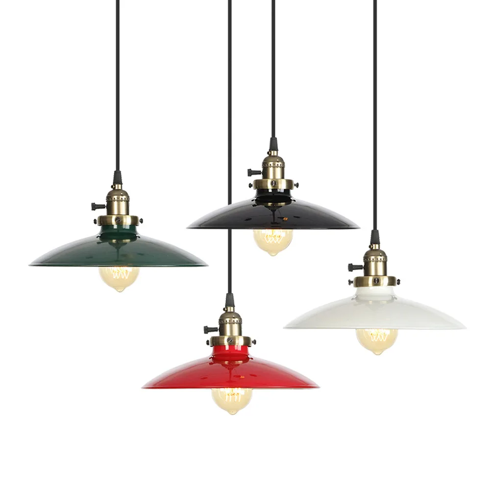 

American Vintage Light Liight LED Hanging Lamp Industrial Pendant Lights Lighting Fixtures Iron Retro Hanglamp Dining Lamps