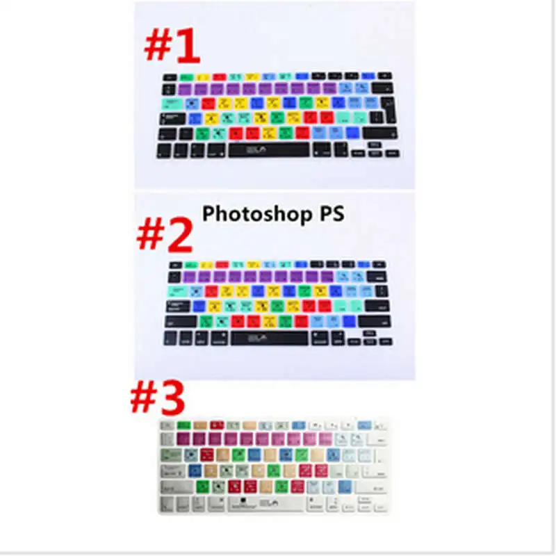 Для iPhone Macbook Pro Air 13 15 17 KC Adobe Photoshop клавиши быстрого доступа Защита клавиатуры