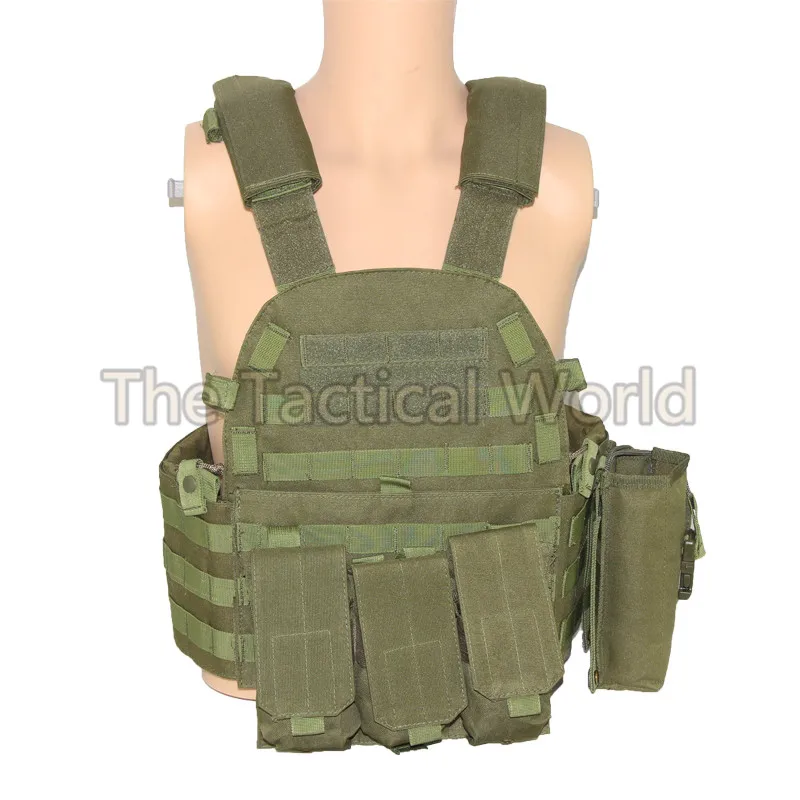 

Police Military Tactical Vest Wargame Body Armor Sports Wear Molle Assault Airsoft Paintball Carrier Strike Vest With Pouch Gear