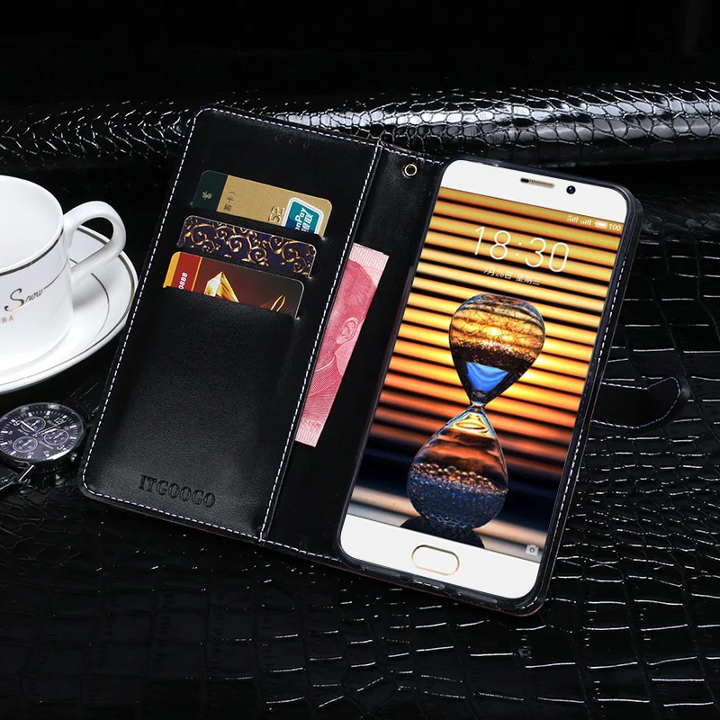 Чехол для Meizu Pro 7 чехол с откидной крышкой из крокодиловой кожи бизнес-телефона |
