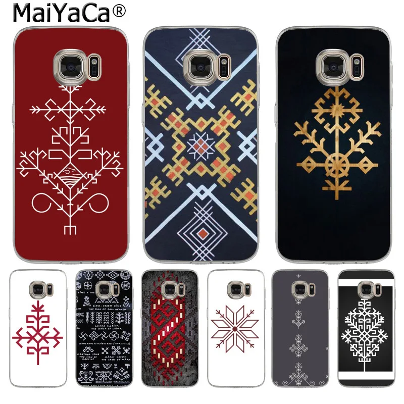 MaiYaCa латышское этническое солнцезащитное дерево Austras Koks для телефона мягкий