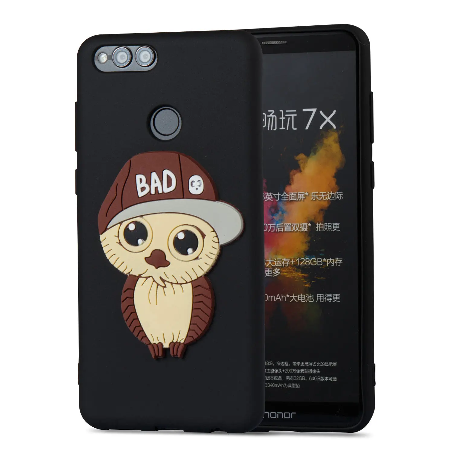 Coque шикарный с блестящими звездами Мягкий ТПУ чехол для телефона huawei glory 7x жидким