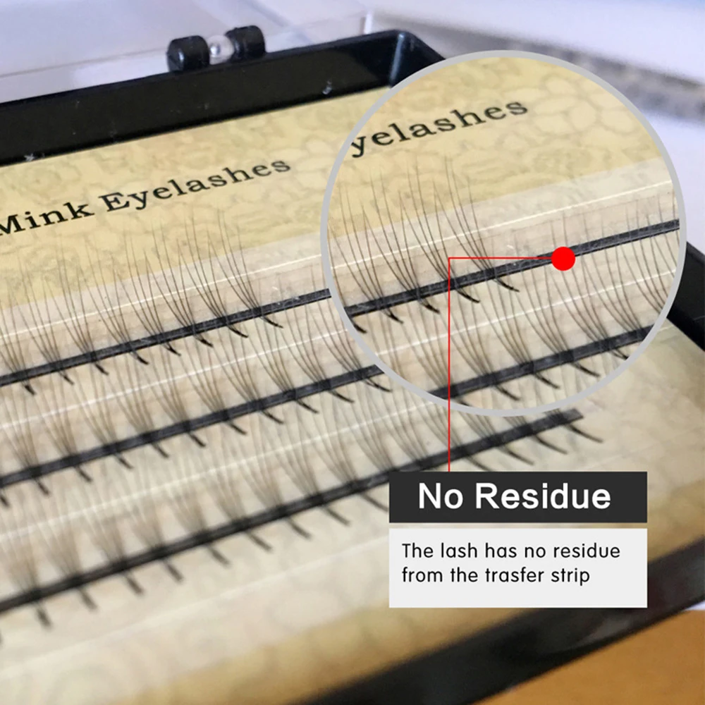 Ресницы Накладные 2D/4D/5D индивидуальные для макияжа Черные искусственные