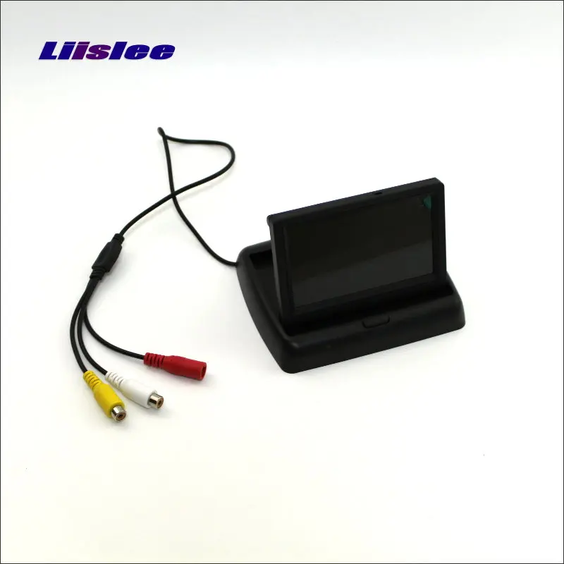 Liislee Складной автомобильный монитор для Peugeot 607/806/807 HD TFT LCD NTSC PAL TV камера заднего