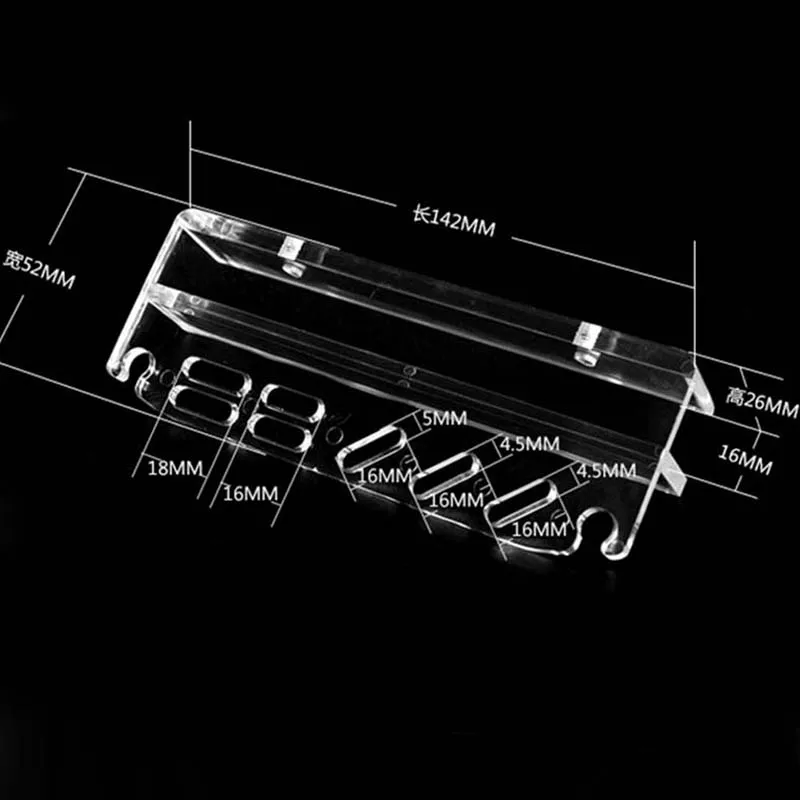 

Maintenance Side Holder Aquarium Tank Tweezer Holder Aquarium Cleaner Tools Storage Holder Acrylic Water Plant Tool hot sale