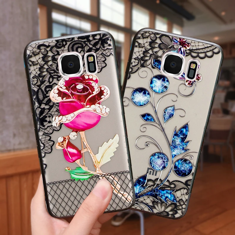 Чехол YonLinTan чехол для Samsung Galaxy S7 Edge S7Edge Prime Роскошные 3d чехлы на заднюю панель из