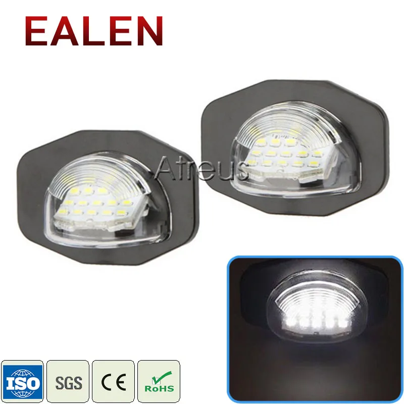 1 пара автомобисветодиодный светодиодные лампы для номерного знака Toyota Corolla Auris