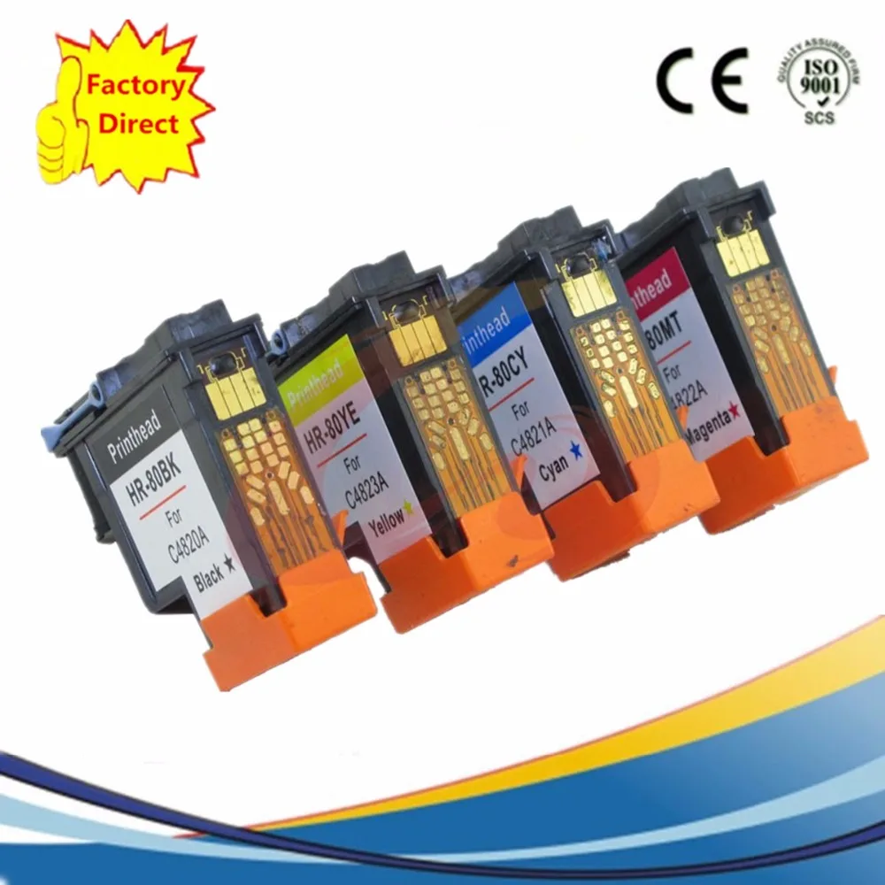 

Печатающая головка, печатающая головка, восстановленная для HP80 XL HP80XL C4820A C4821A C4822A C4823A Designjet 1000 1055 1050