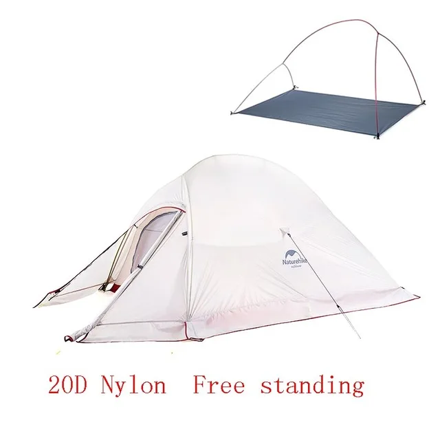 2 Person 20D Fabric Naturehike обновленная серия Cloud Up 1 2 3 человек беседка Весна Лето Осень Зима Открытый Сверхлегкий палатки для пешего туризма кемпинга - Цвет: 2 Person 20D Fabric