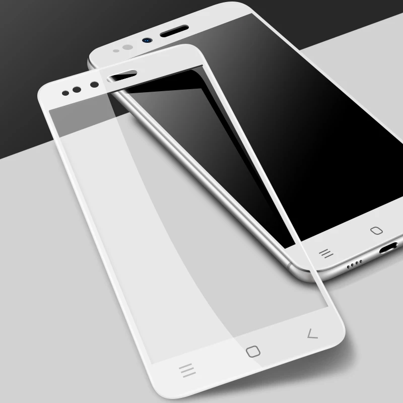 WHITE Закаленное защитное стекло KUGE xiaomi mi a1 с полным покрытием, защитная пленка для экрана xiaomi mi a1, стеклянная пленка xiaomi mi a1, 4 ГБ, 64 ГБ, 5,5 - Цвет: WHITE