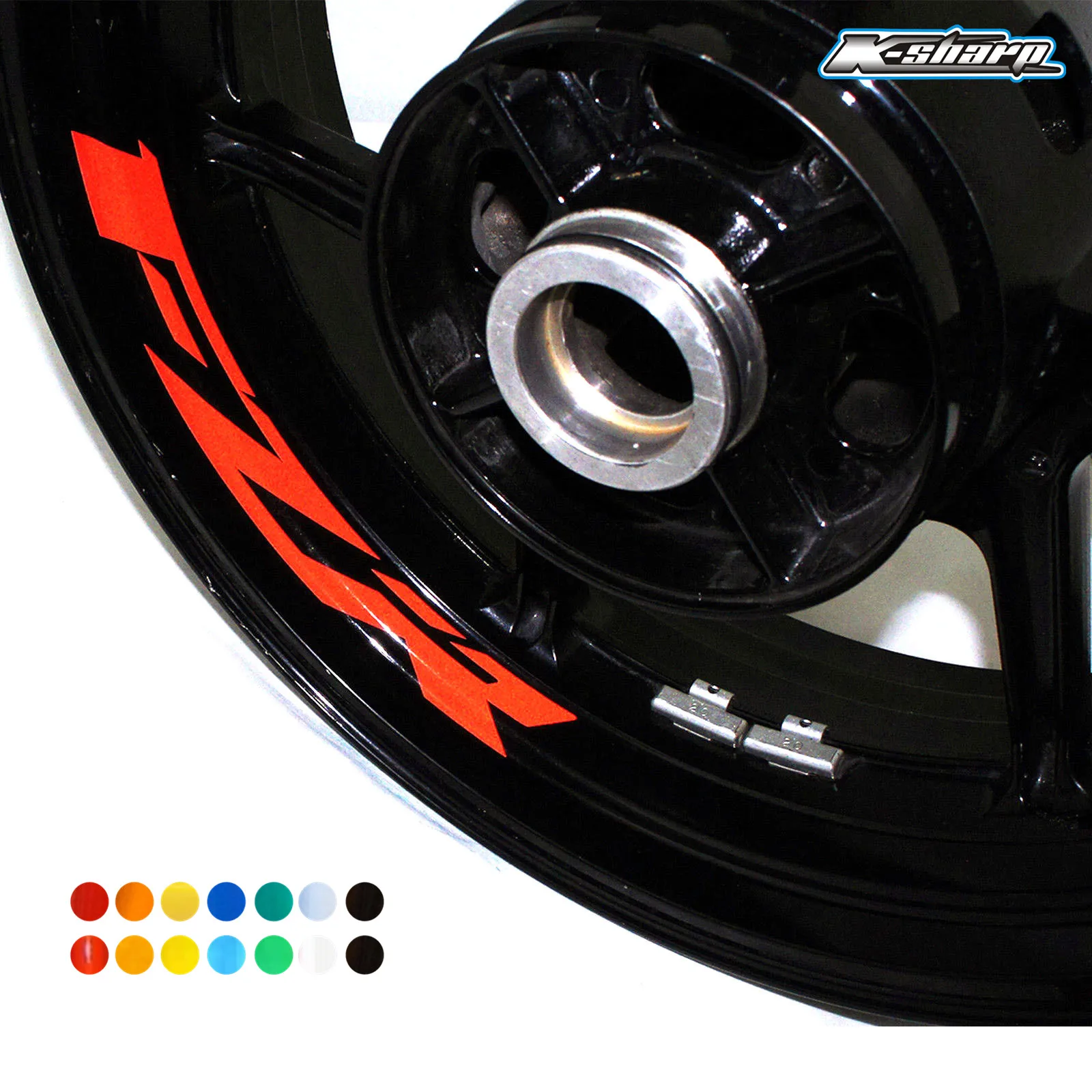 Модный стикер для мотоцикла наклейка на шины Круглый светоотражающий логотип в