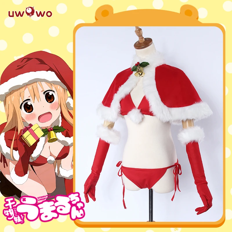UWOWO Umaru UMR Косплей Himouto! chan X'mas Рождественский Костюм Униформа красный костюм