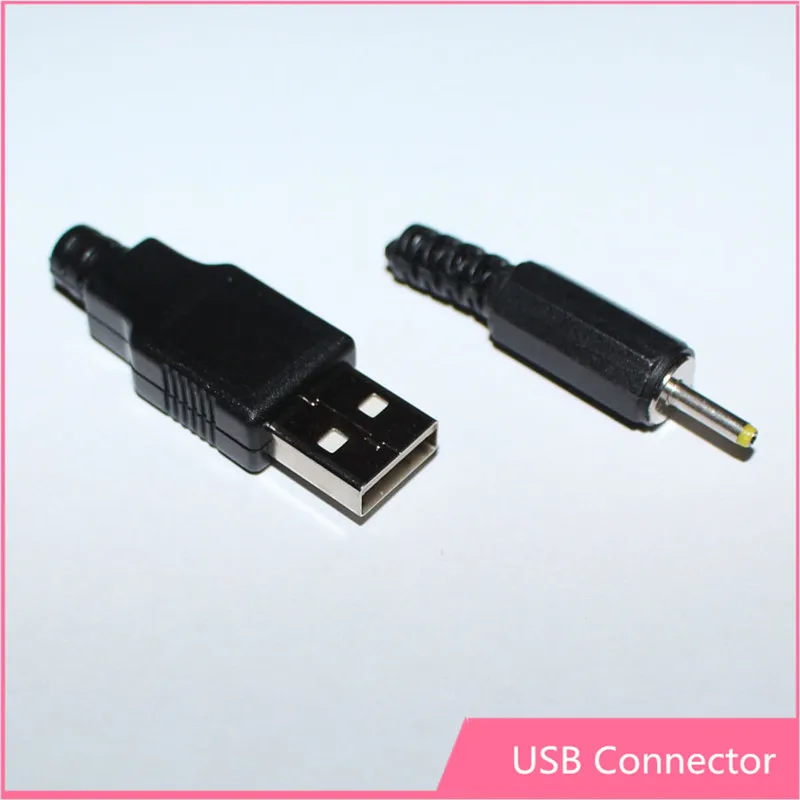 2 пары штекерных разъемов USB + 5*0 7 мм Штекерный разъем питания постоянного тока для