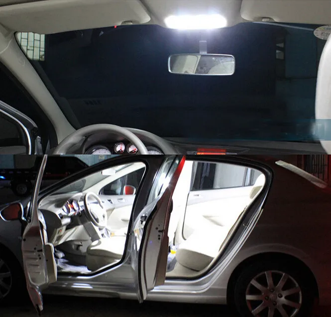 1 шт. высокое качество 31 мм 36 39 42 C5W C10W супер яркий 12 SMD 4014 фотолампа Автомобильная